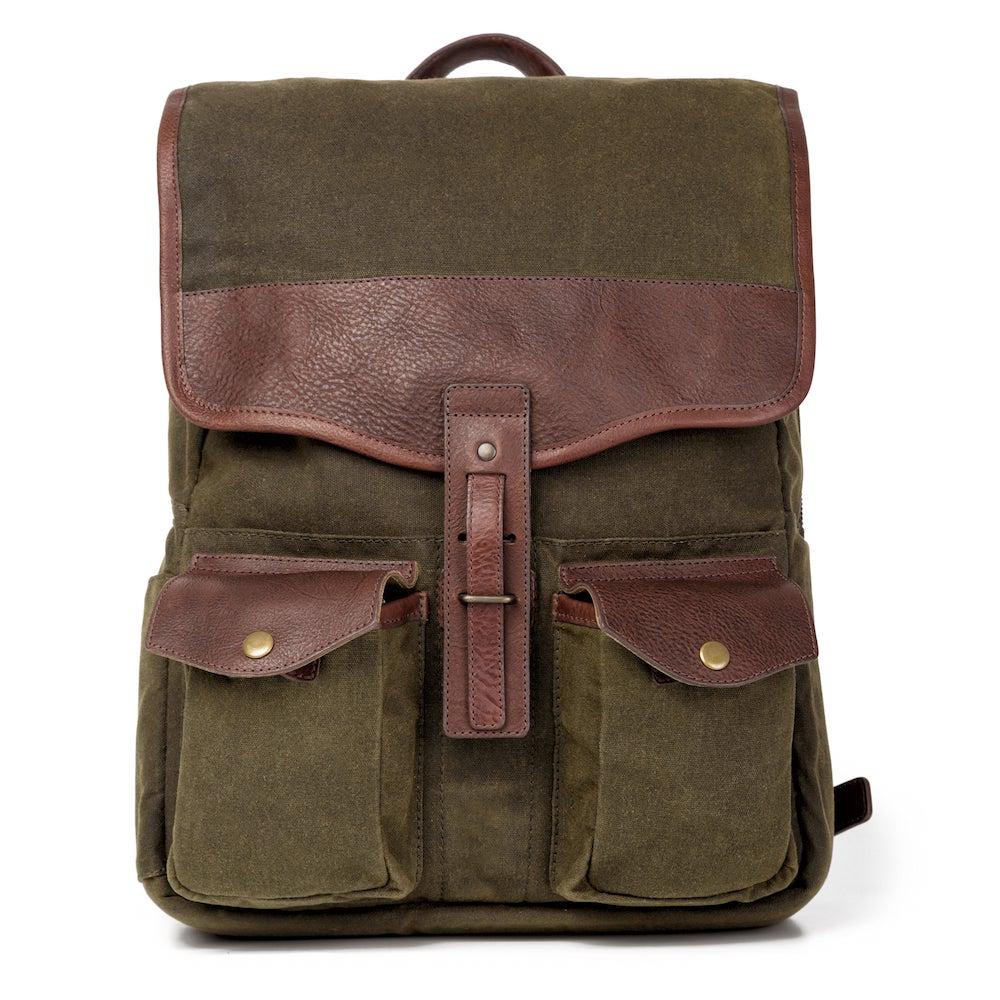 Campaign Waxed Canvas Backpack watch band - Strapped For Time