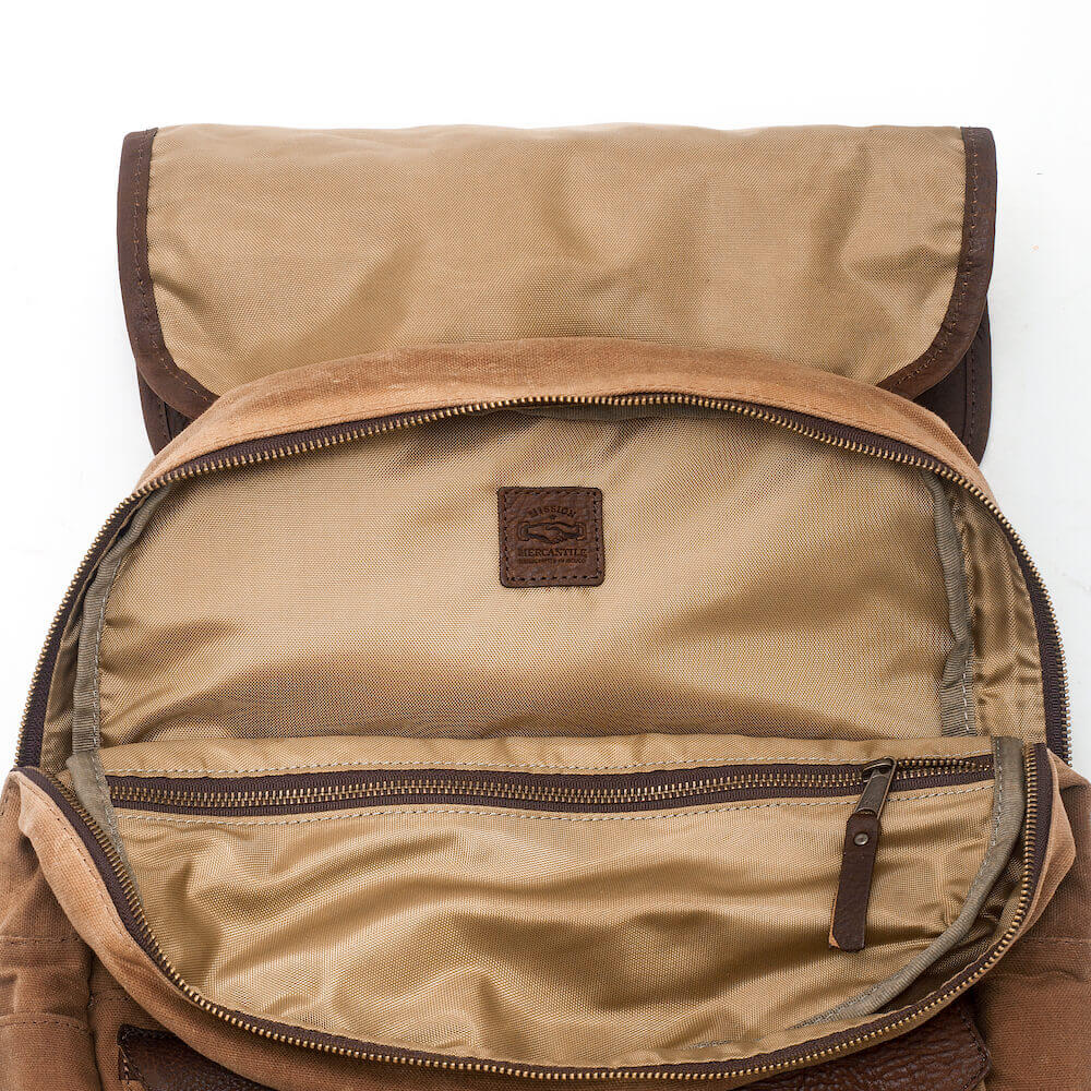 Campaign Waxed Canvas Backpack watch band - Strapped For Time
