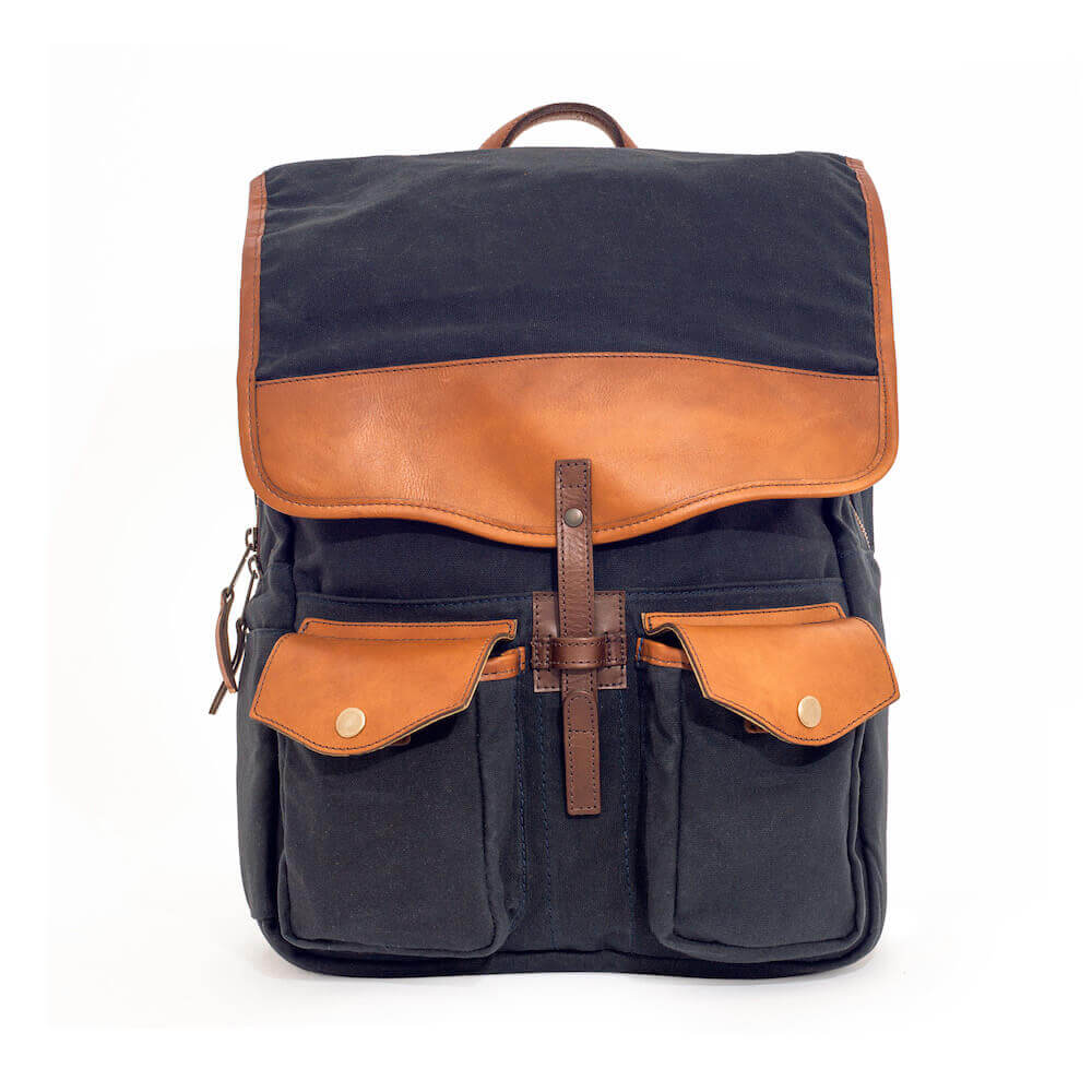 Campaign Waxed Canvas Backpack watch band - Strapped For Time