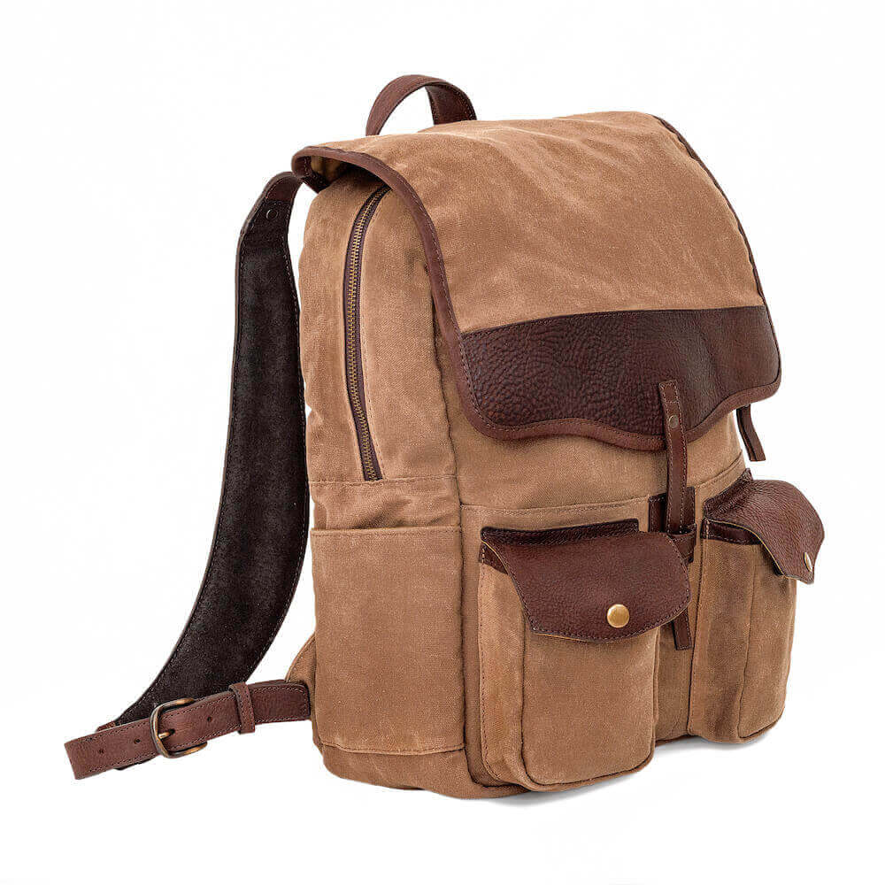 Campaign Waxed Canvas Backpack watch band - Strapped For Time