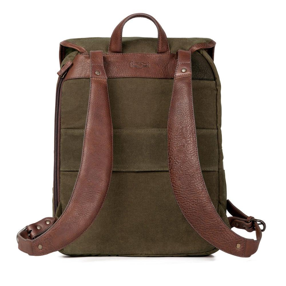 Campaign Waxed Canvas Backpack watch band - Strapped For Time