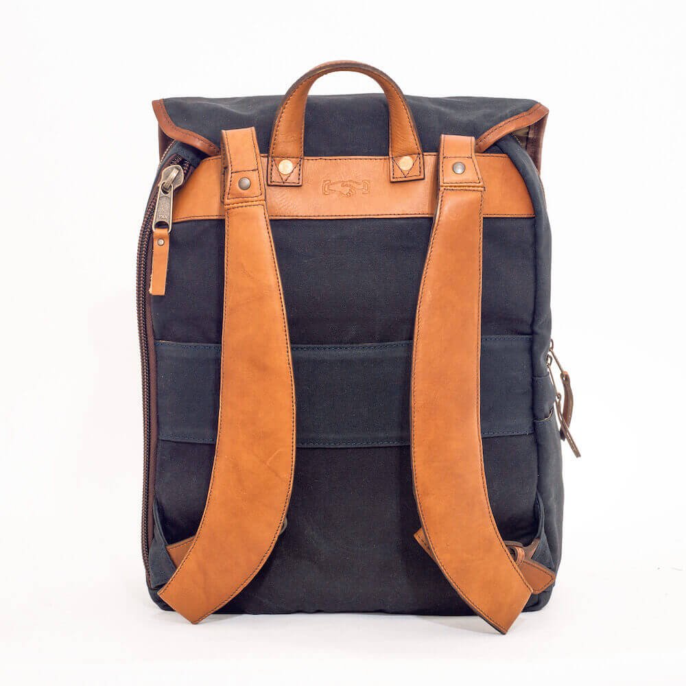 Campaign Waxed Canvas Backpack watch band - Strapped For Time