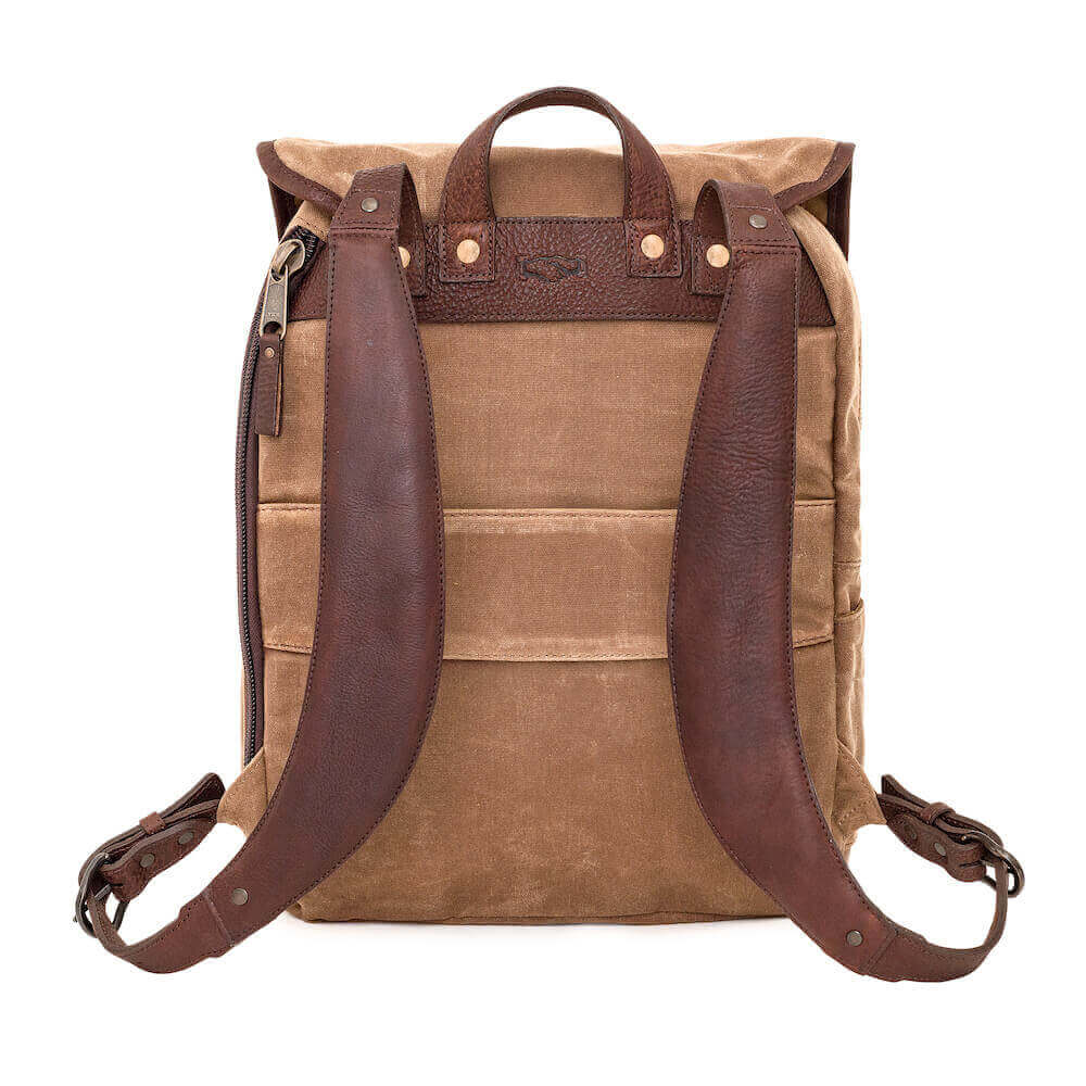 Campaign Waxed Canvas Backpack watch band - Strapped For Time