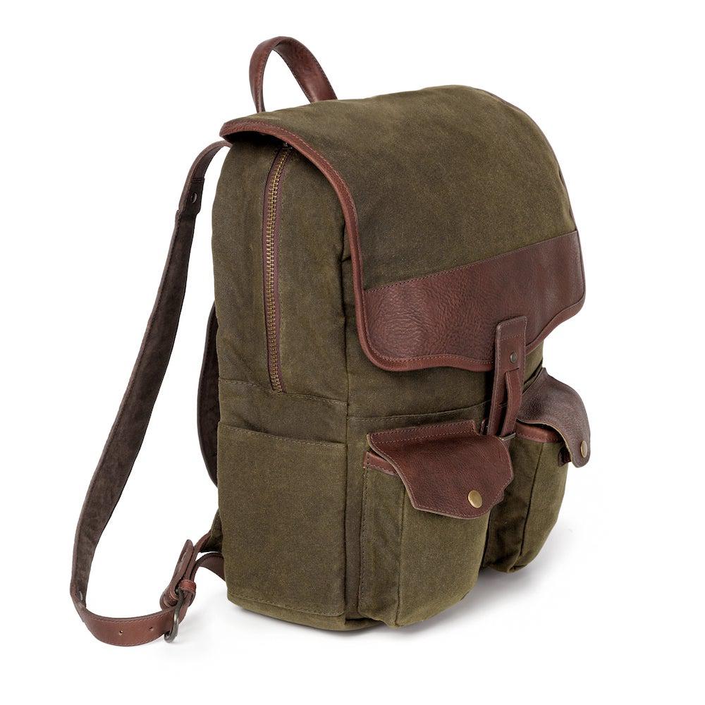 Campaign Waxed Canvas Backpack watch band - Strapped For Time