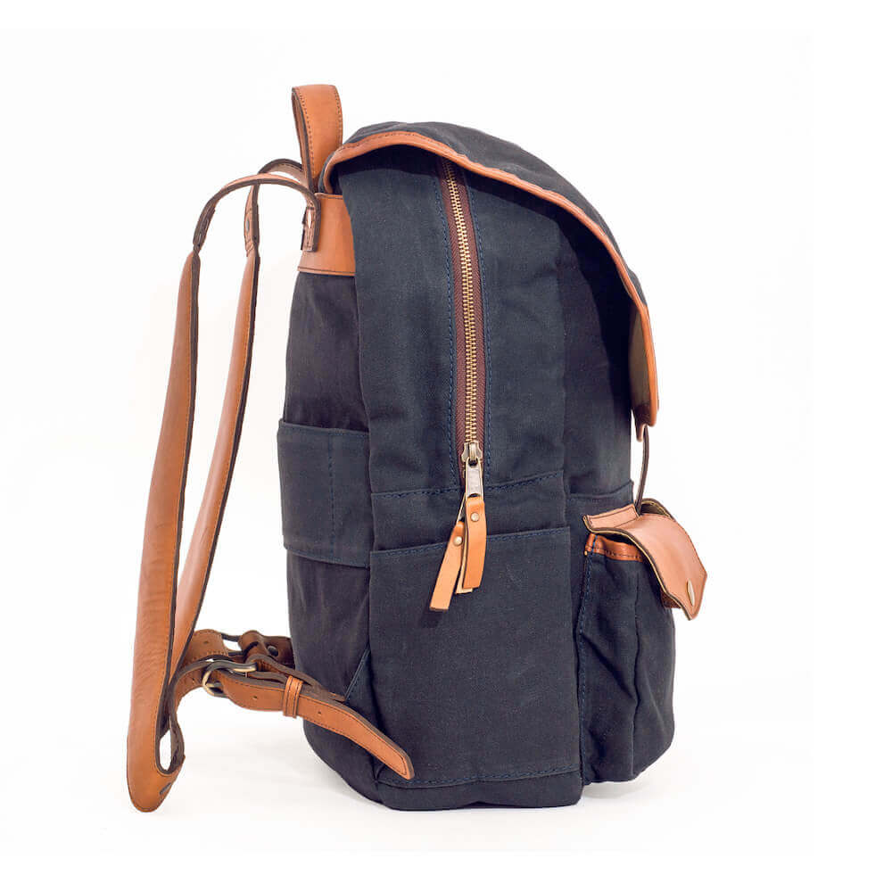 Campaign Waxed Canvas Backpack watch band - Strapped For Time