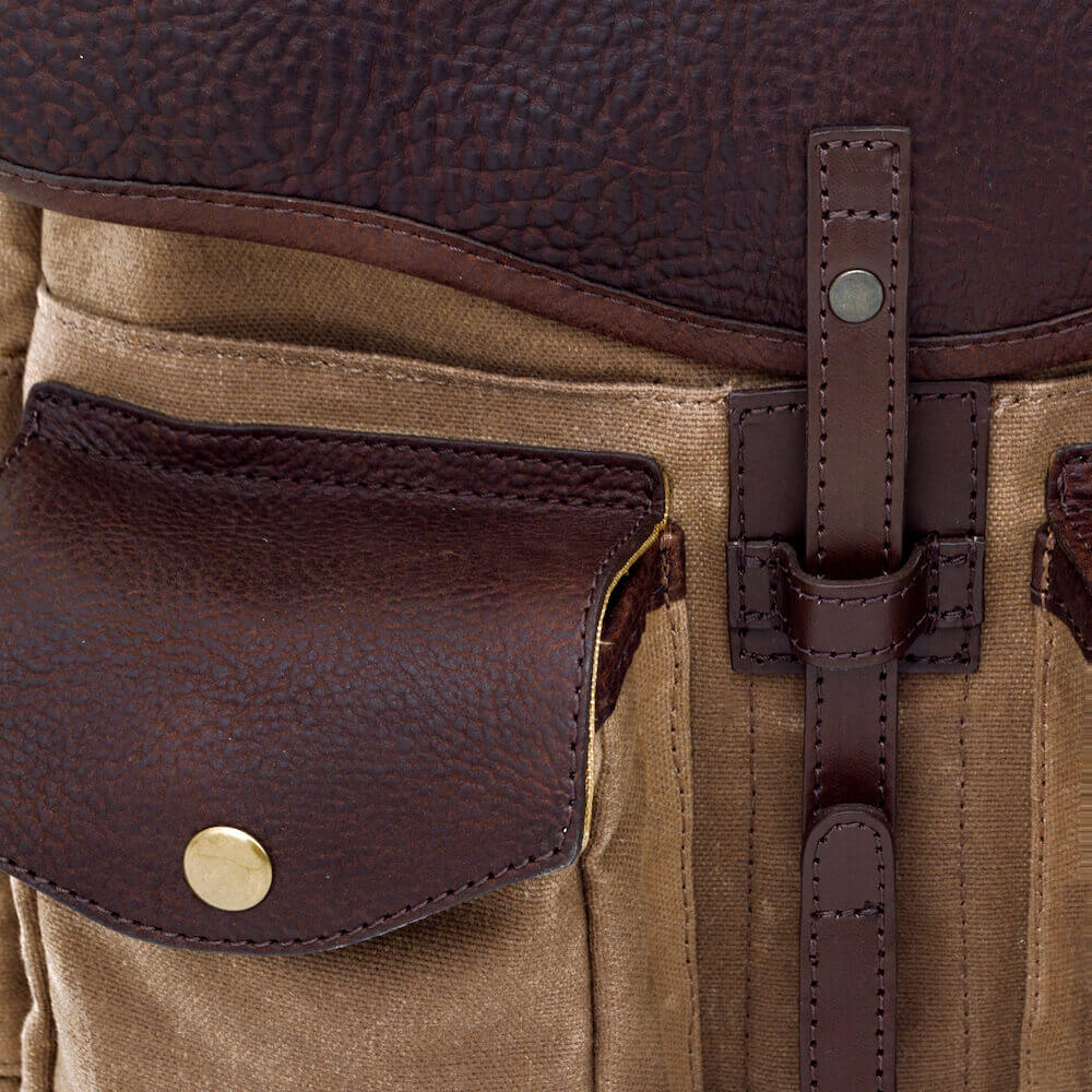 Campaign Waxed Canvas Backpack watch band - Strapped For Time