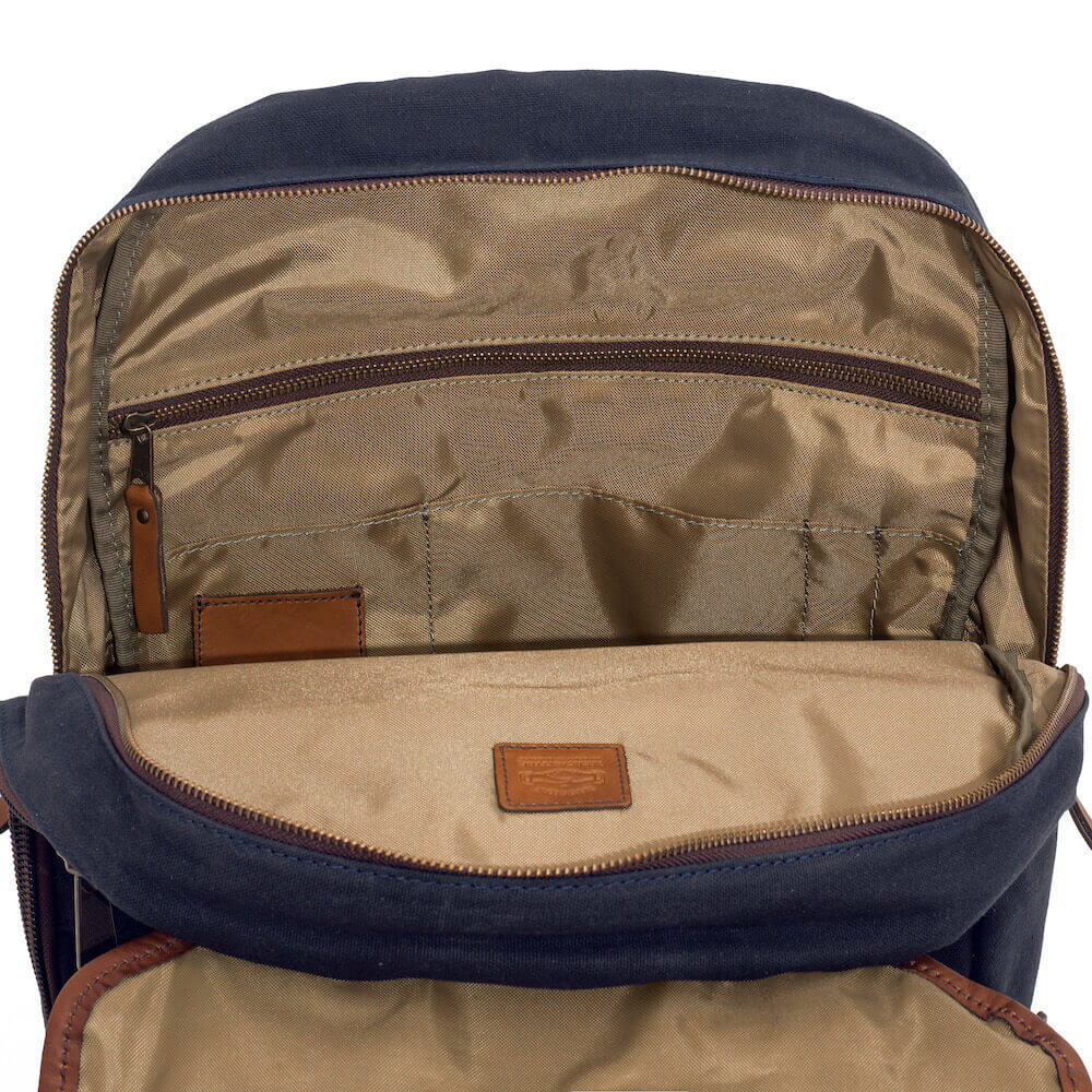 Campaign Waxed Canvas Backpack watch band - Strapped For Time