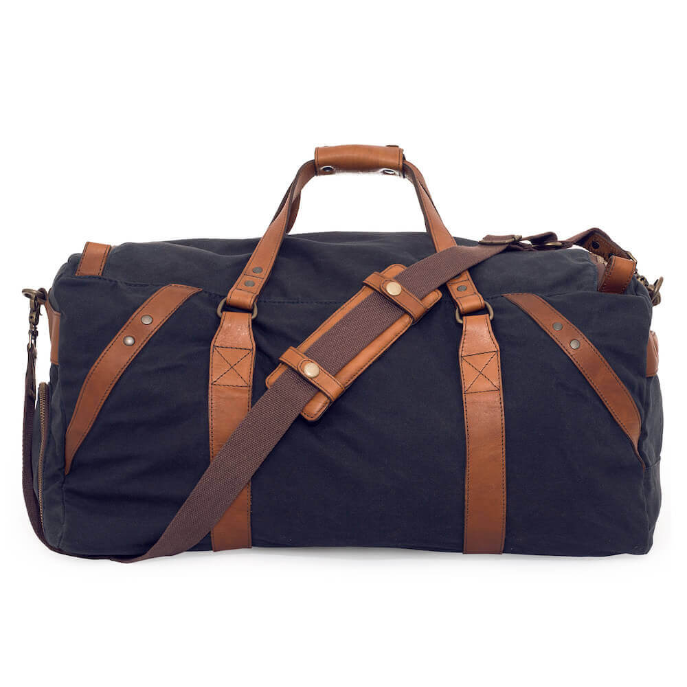 Campaign Waxed Canvas Large Duffle Bag watch band - Strapped For Time