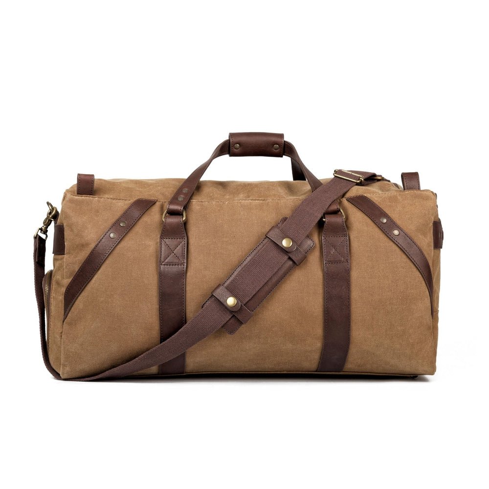 Campaign Waxed Canvas Large Duffle Bag watch band - Strapped For Time
