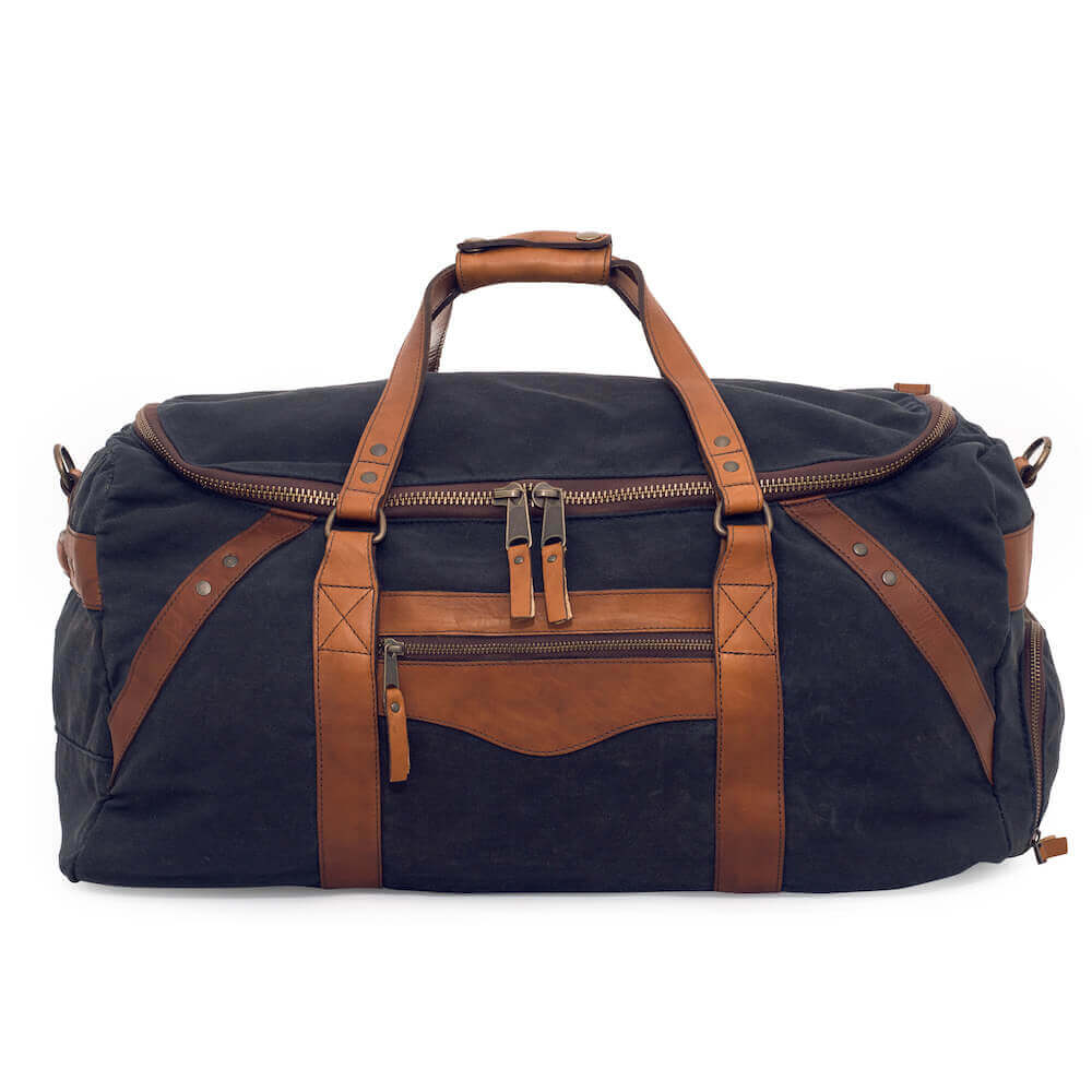 Campaign Waxed Canvas Large Duffle Bag watch band - Strapped For Time