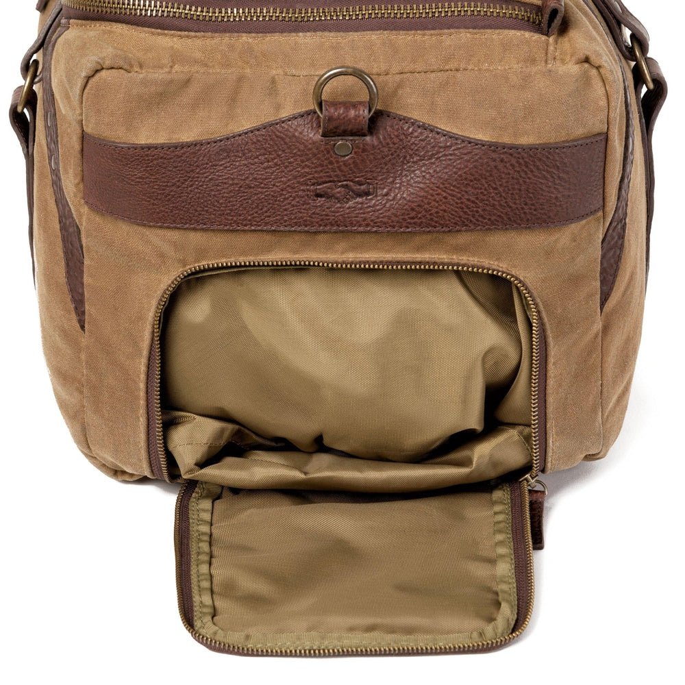 Campaign Waxed Canvas Large Duffle Bag watch band - Strapped For Time
