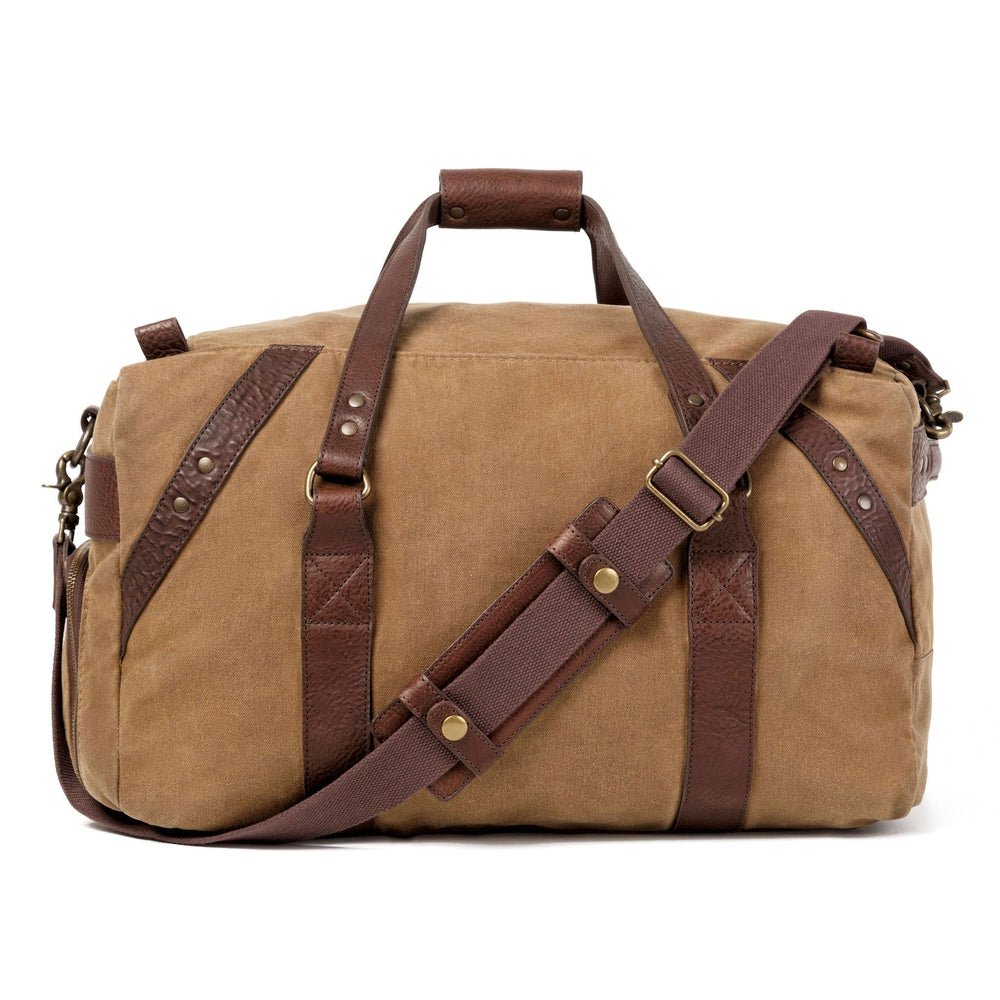 Campaign Waxed Canvas Medium Duffle Bag watch band - Strapped For Time