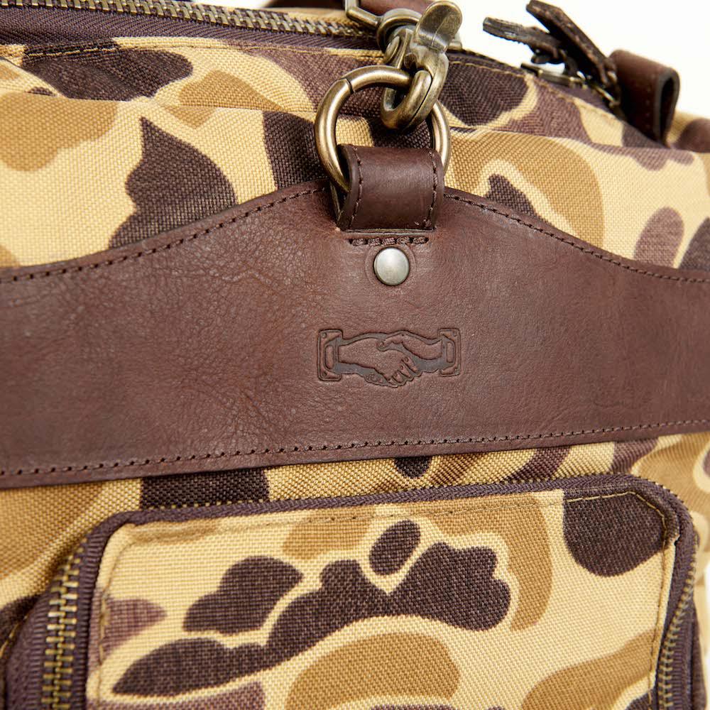 Campaign Waxed Canvas Medium Duffle Bag watch band - Strapped For Time