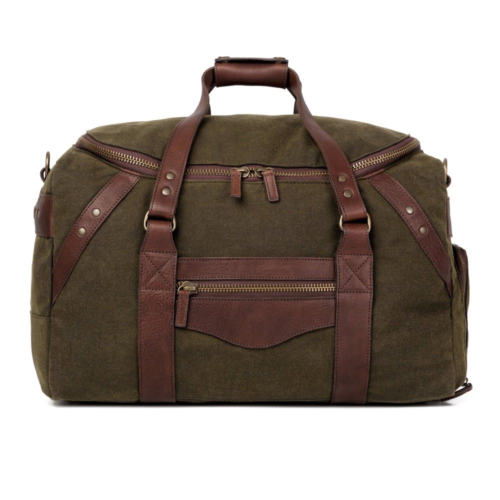 Campaign Waxed Canvas Medium Duffle Bag watch band - Strapped For Time