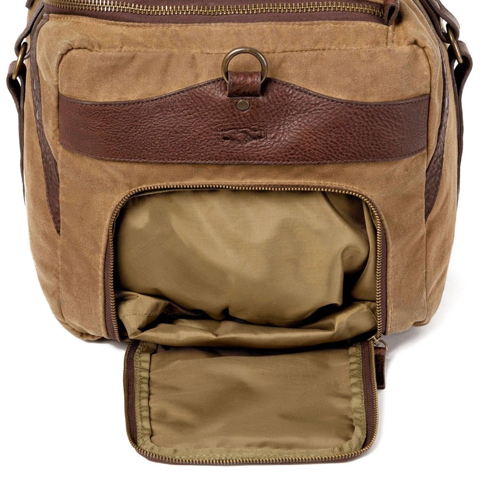 Campaign Waxed Canvas Medium Duffle Bag watch band - Strapped For Time