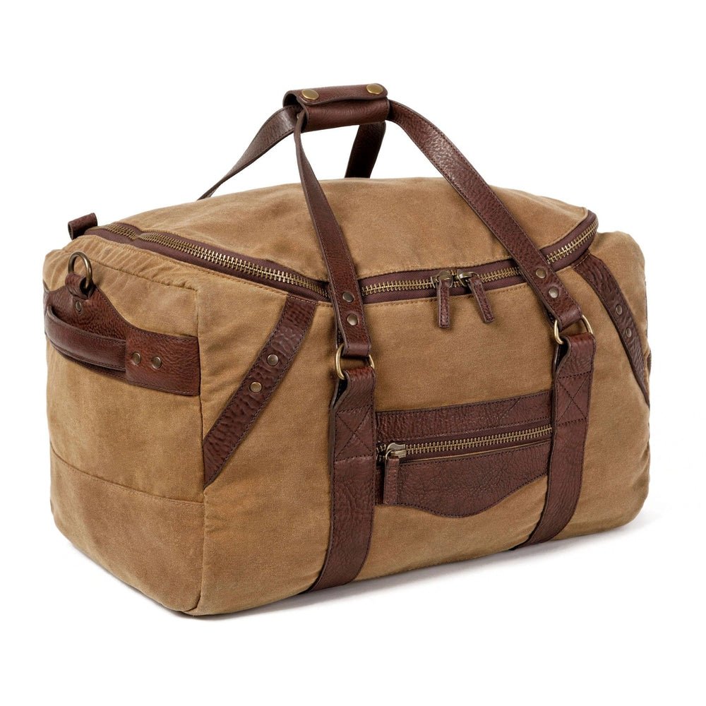 Campaign Waxed Canvas Medium Duffle Bag watch band - Strapped For Time