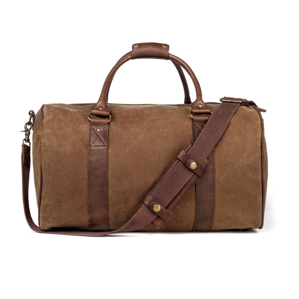 Campaign Waxed Canvas Medium Field Duffle Bag watch band - Strapped For Time