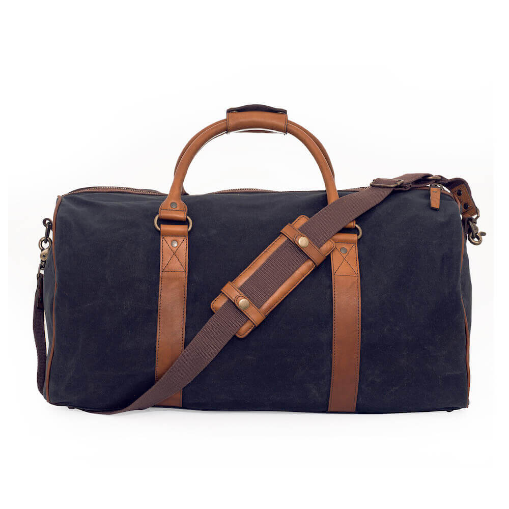 Campaign Waxed Canvas Medium Field Duffle Bag watch band - Strapped For Time