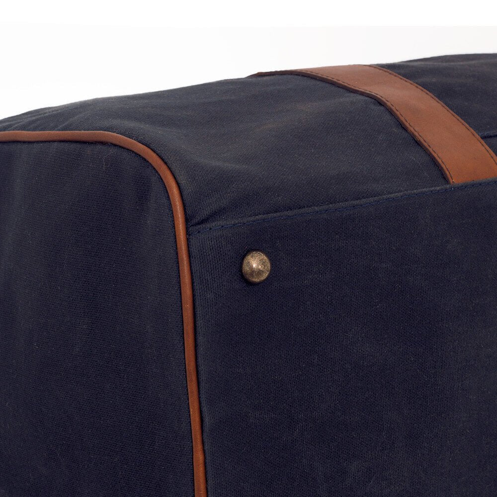 Campaign Waxed Canvas Medium Field Duffle Bag watch band - Strapped For Time