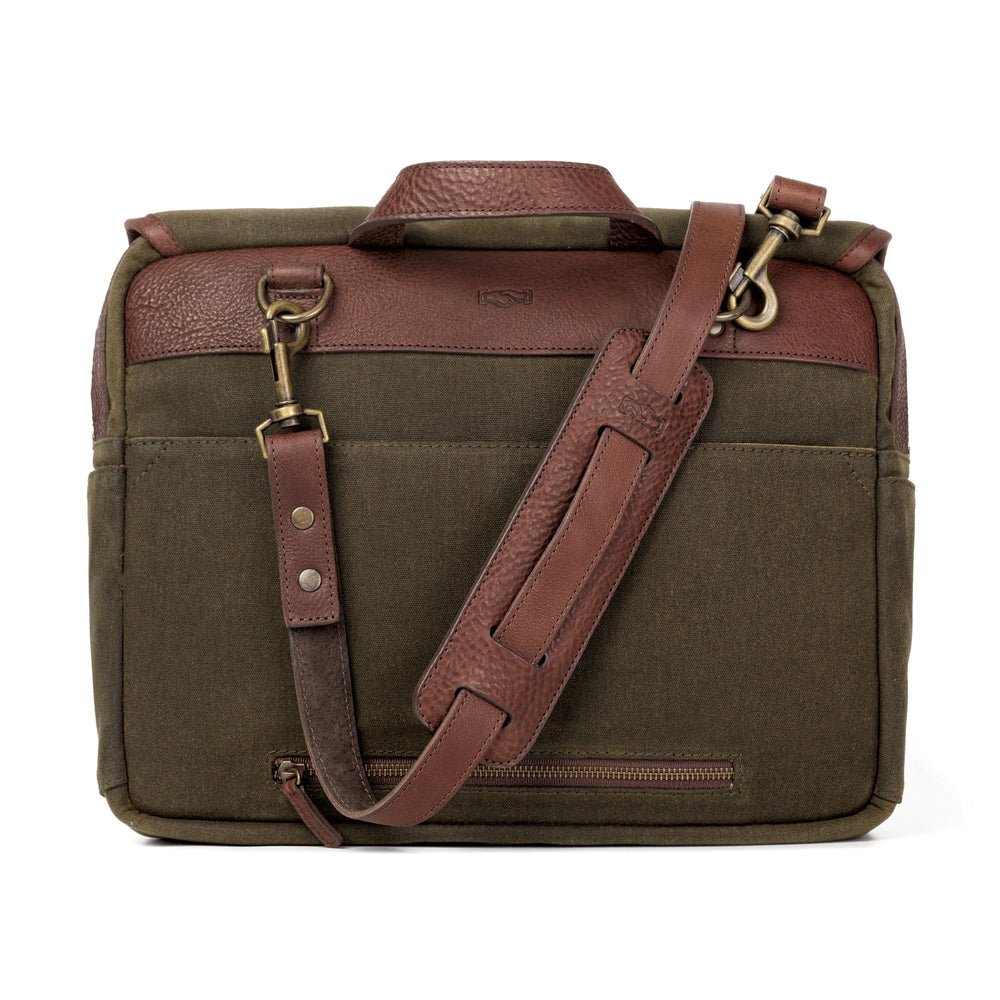 Campaign Waxed Canvas Messenger Bag watch band - Strapped For Time