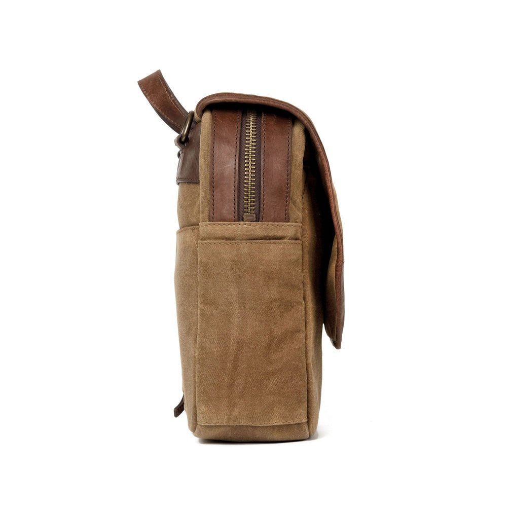 Campaign Waxed Canvas Messenger Bag watch band - Strapped For Time