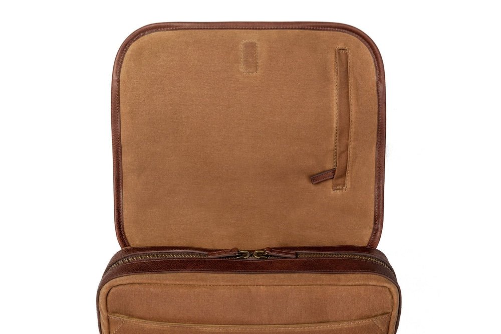 Campaign Waxed Canvas Messenger Bag watch band - Strapped For Time