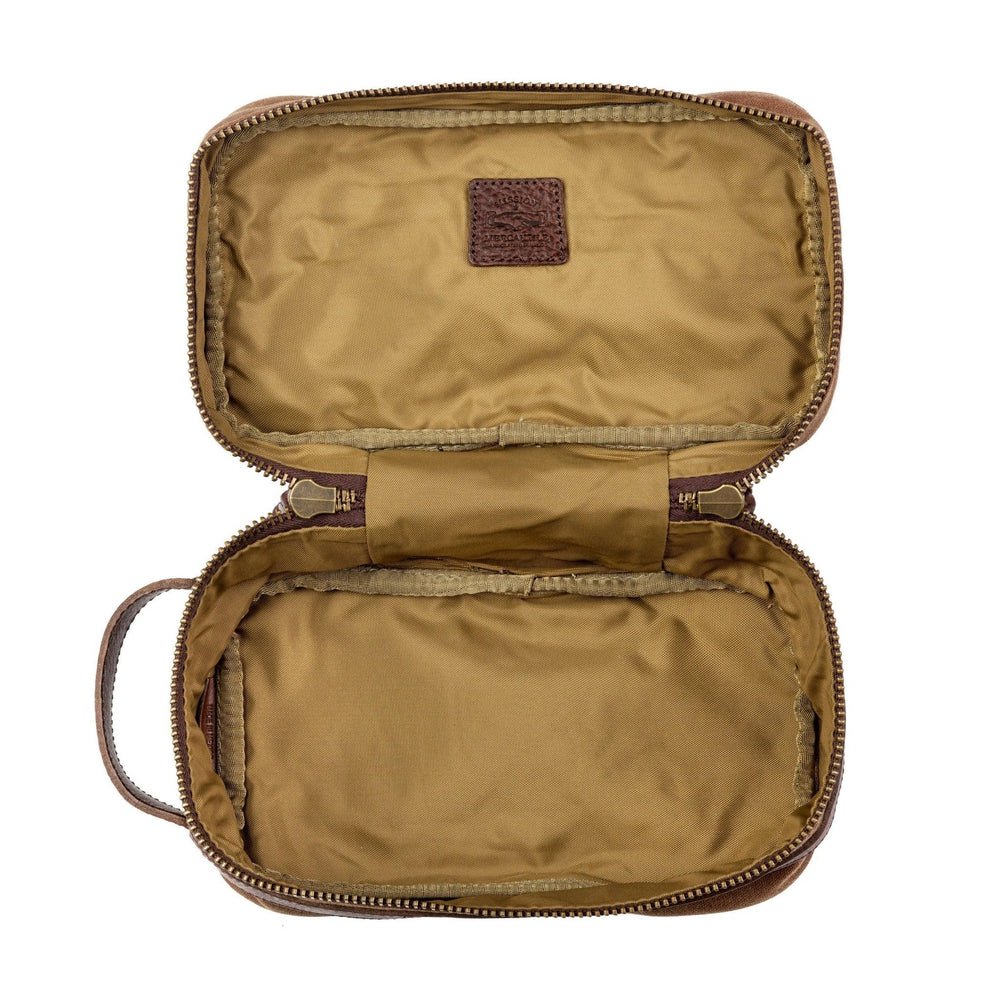 Campaign Waxed Canvas Toiletry Square Shave Kit watch band - Strapped For Time