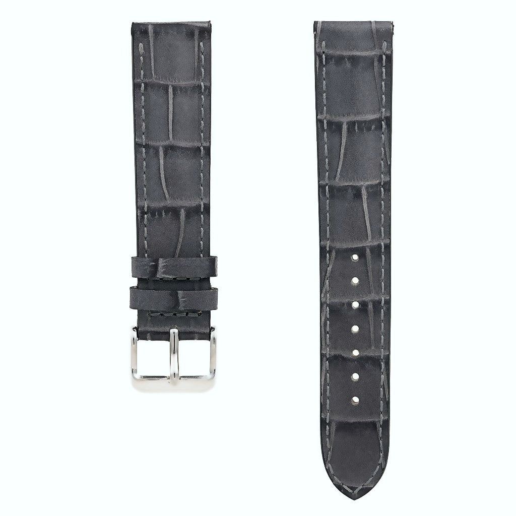 Classic | Embossed Alligator watch band - Strapped For Time
