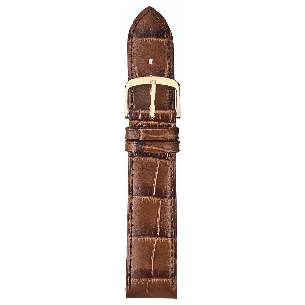 Diplomat | Alligator Grain Leather watch band - Strapped For Time