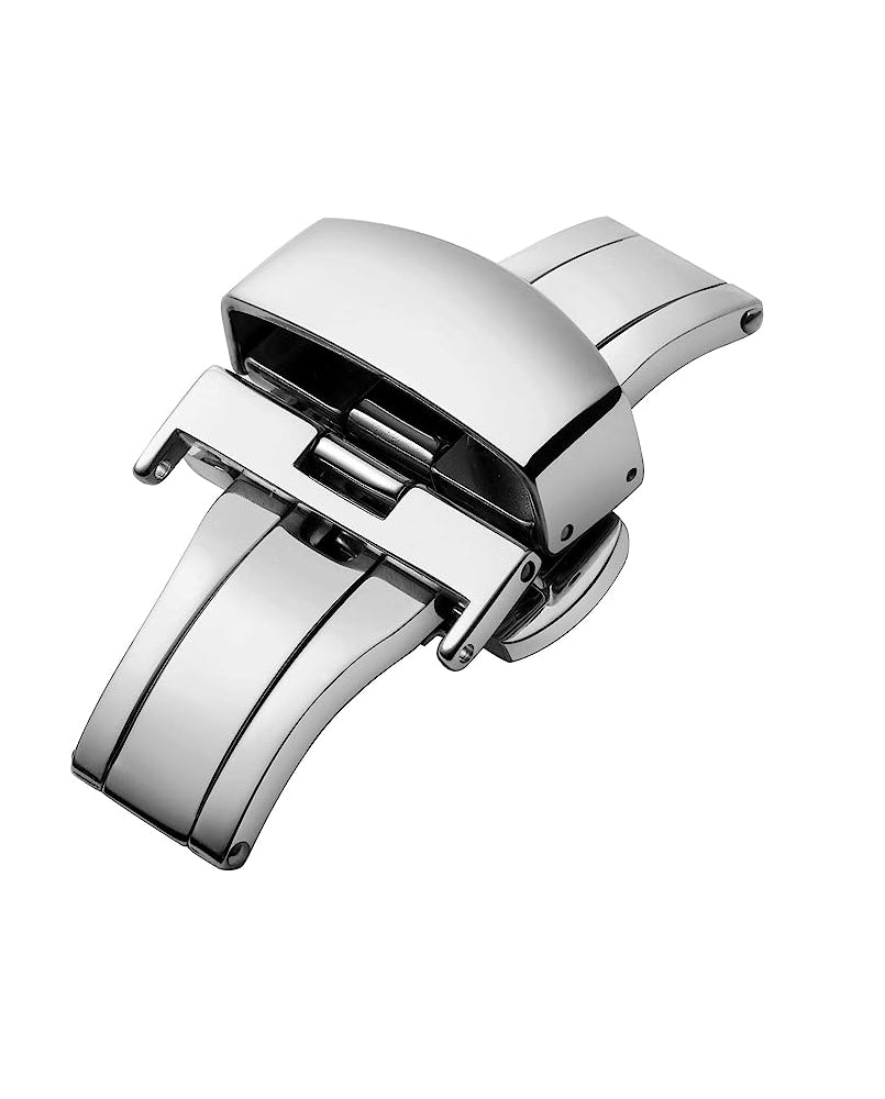 Polished Push Button Clasp — Strapped For Time