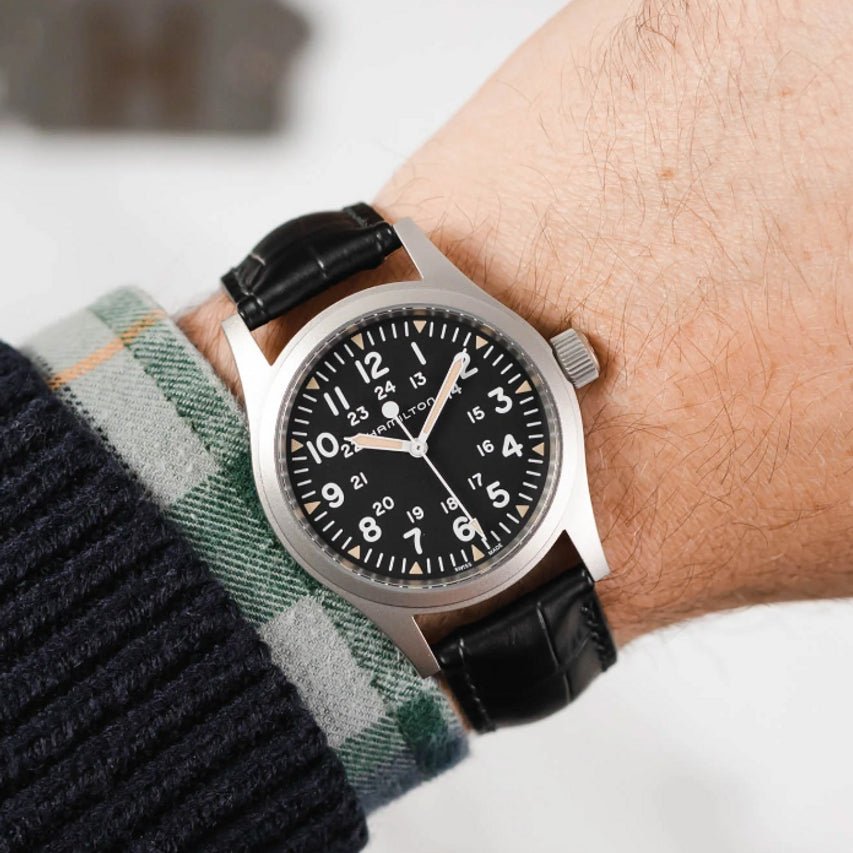 Duke | Embossed Alligator watch band - Strapped For Time