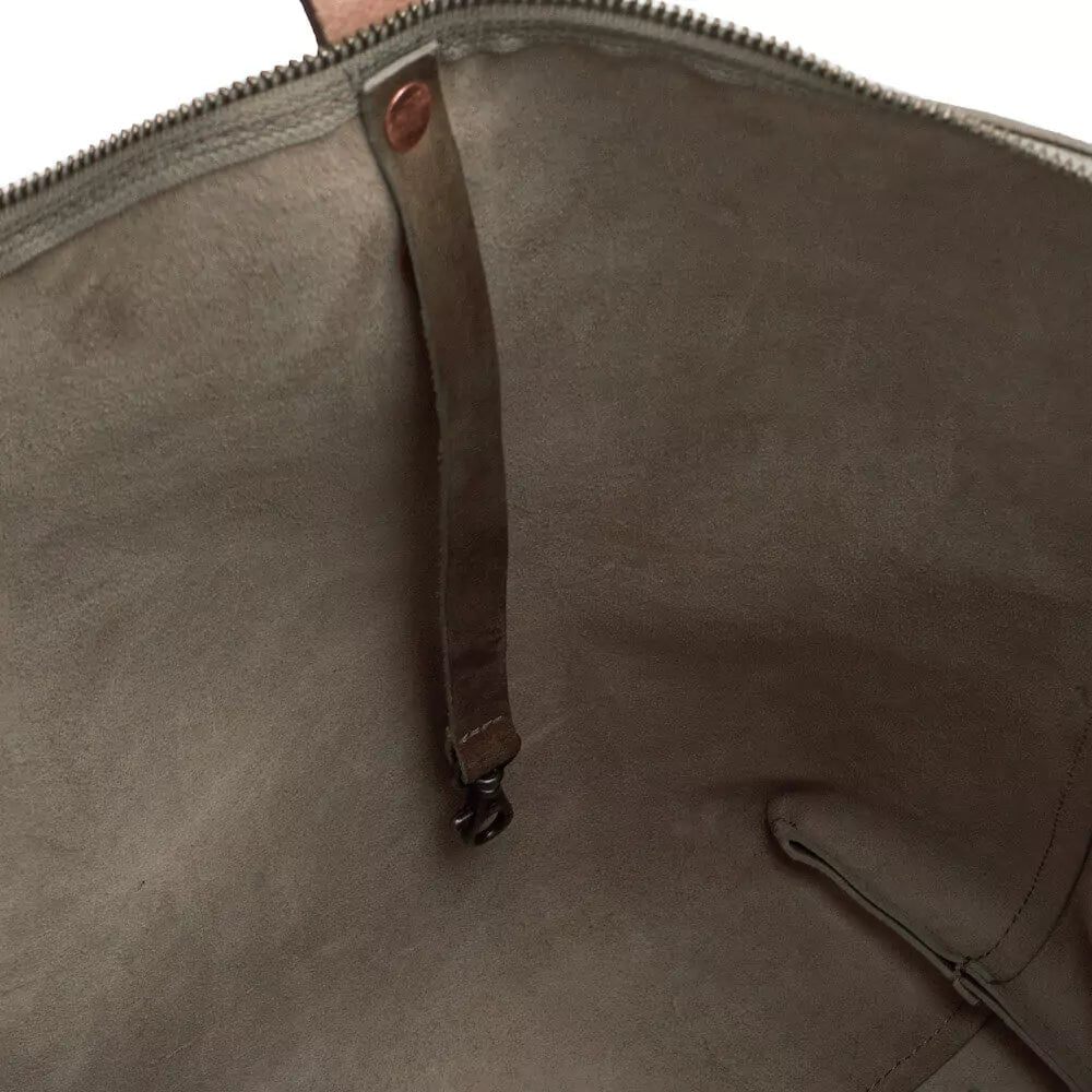 Eden LARGE Leather Tote Bag - Zippered watch band - Strapped For Time