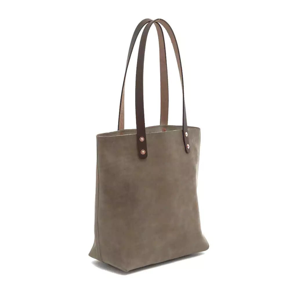 Eden MEDIUM Leather Tote Bag - Classic watch band - Strapped For Time