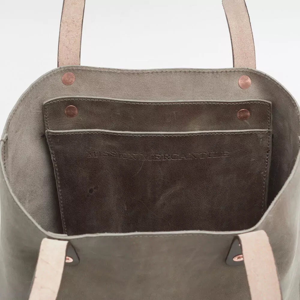 Eden MEDIUM Leather Tote Bag - Classic watch band - Strapped For Time