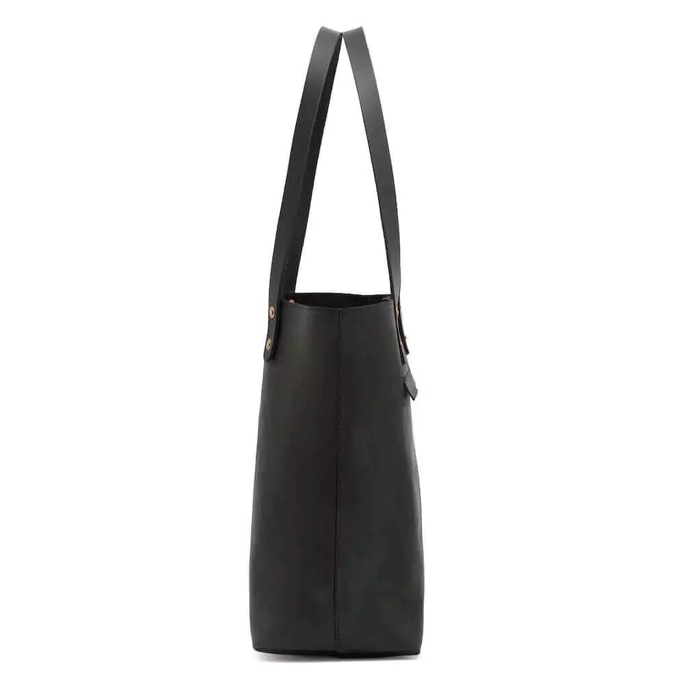 Eden MEDIUM Leather Tote Bag - Classic watch band - Strapped For Time