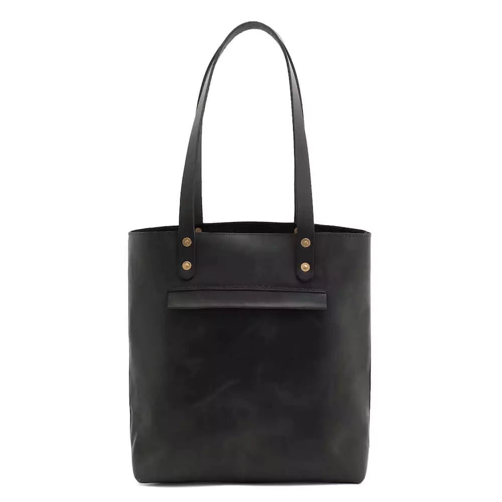 Eden MEDIUM Leather Tote Bag - Classic watch band - Strapped For Time