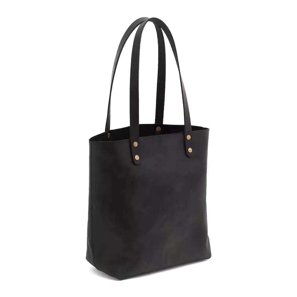 Eden MEDIUM Leather Tote Bag - Classic watch band - Strapped For Time