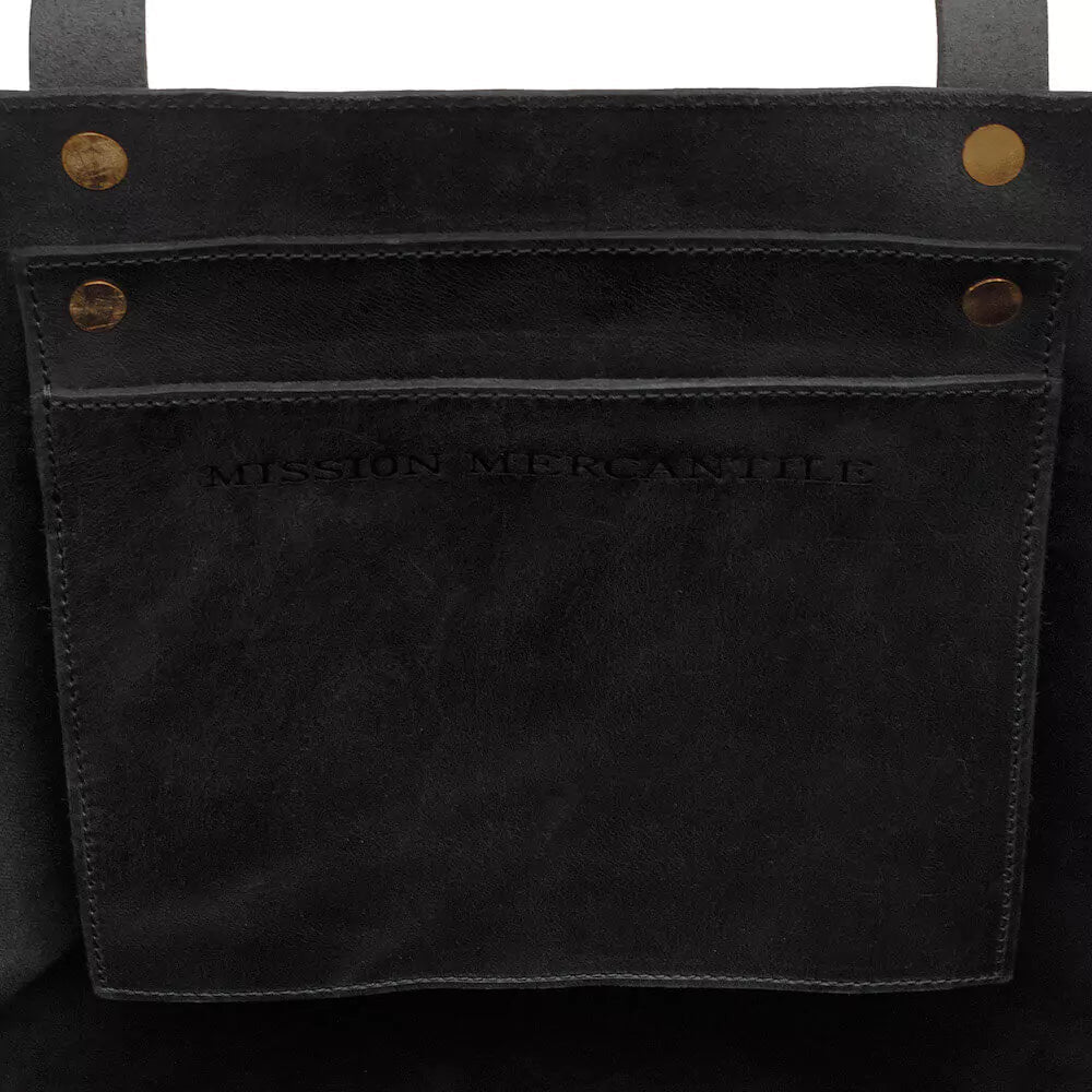 Eden MEDIUM Leather Tote Bag - Classic watch band - Strapped For Time