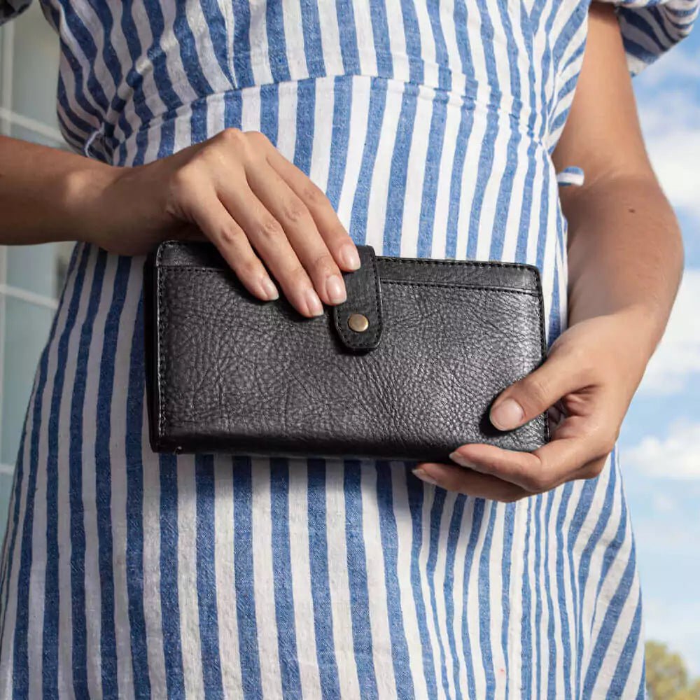 Eleanor Leather Wallet watch band - Strapped For Time