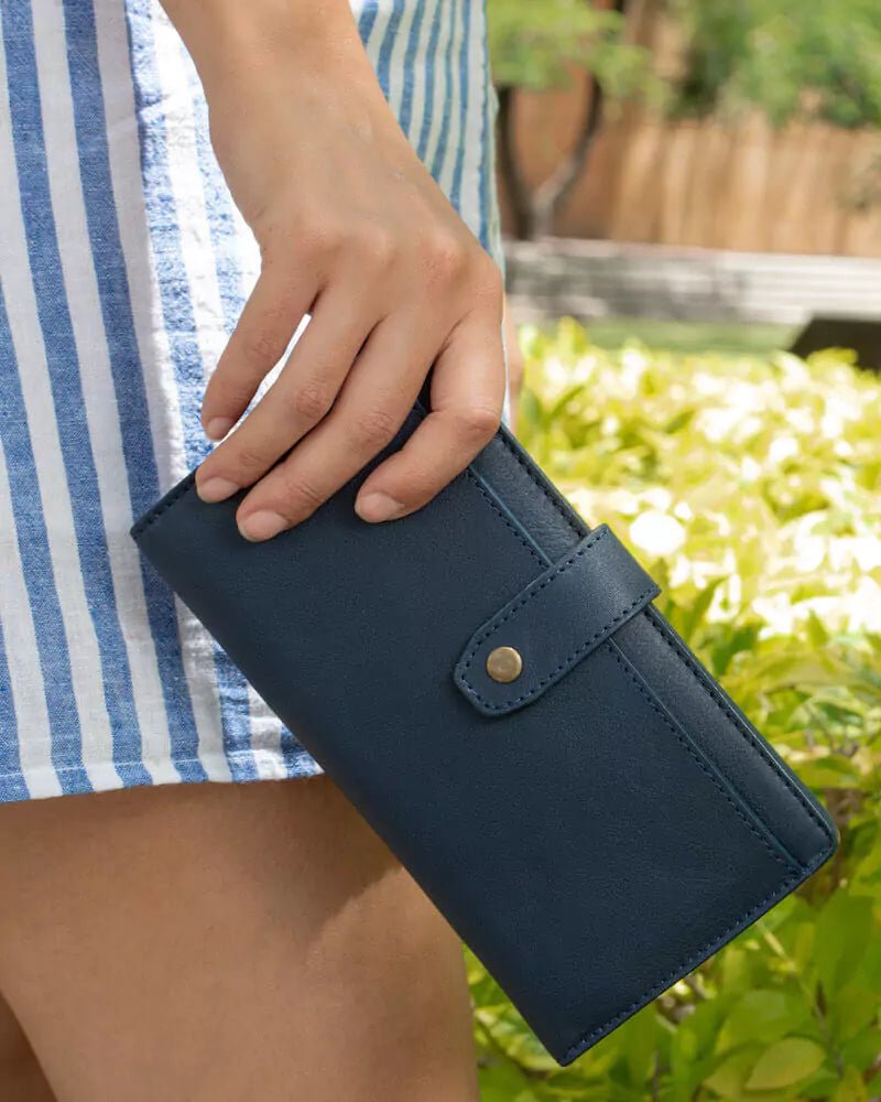 Eleanor Leather Wallet watch band - Strapped For Time