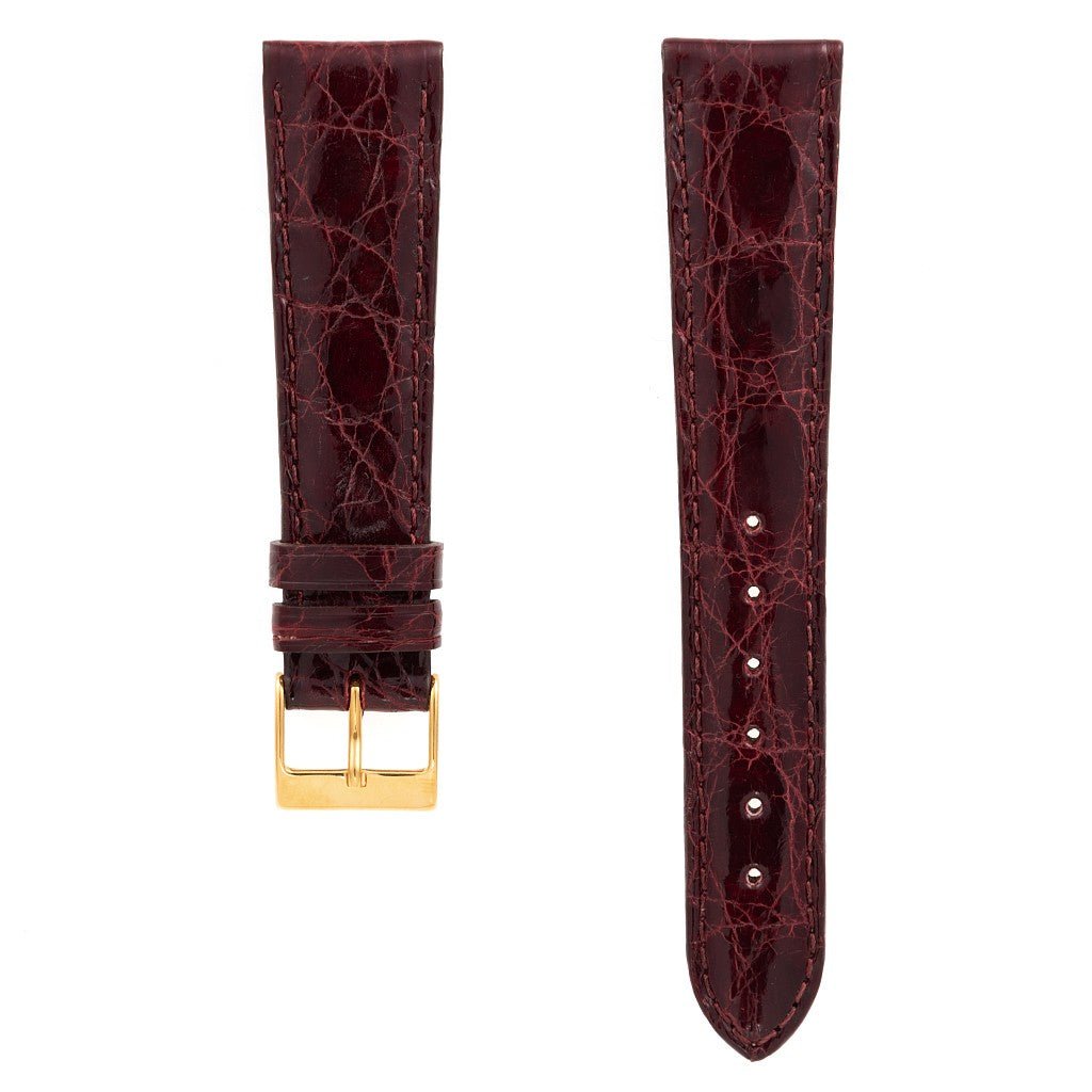 Genuine Crocodile | Polished watch band - Strapped For Time