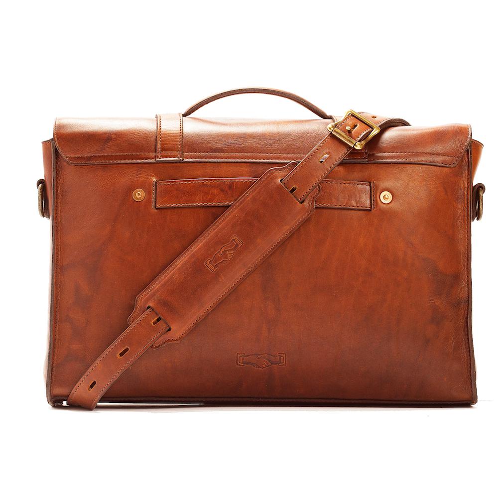 Heritage Leather Briefcase watch band - Strapped For Time