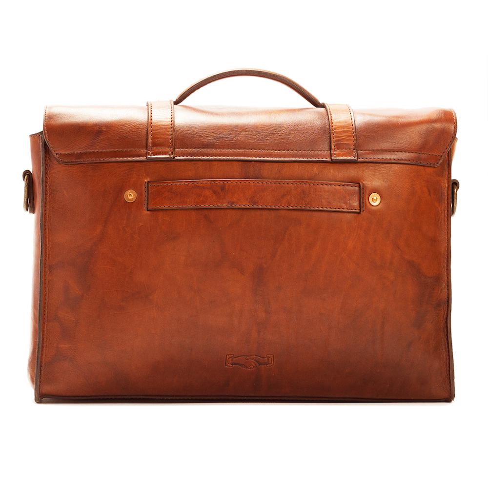 Heritage Leather Briefcase watch band - Strapped For Time