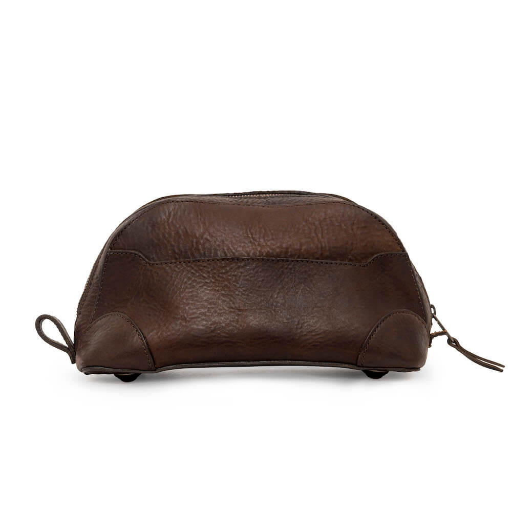Heritage Leather Stateroom Toiletry Wash Bag watch band - Strapped For Time