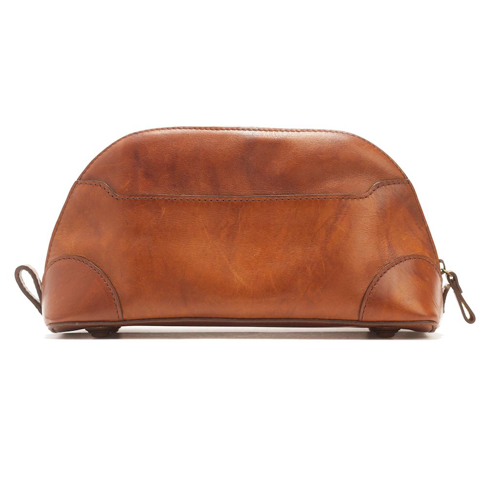 Heritage Leather Stateroom Toiletry Wash Bag watch band - Strapped For Time