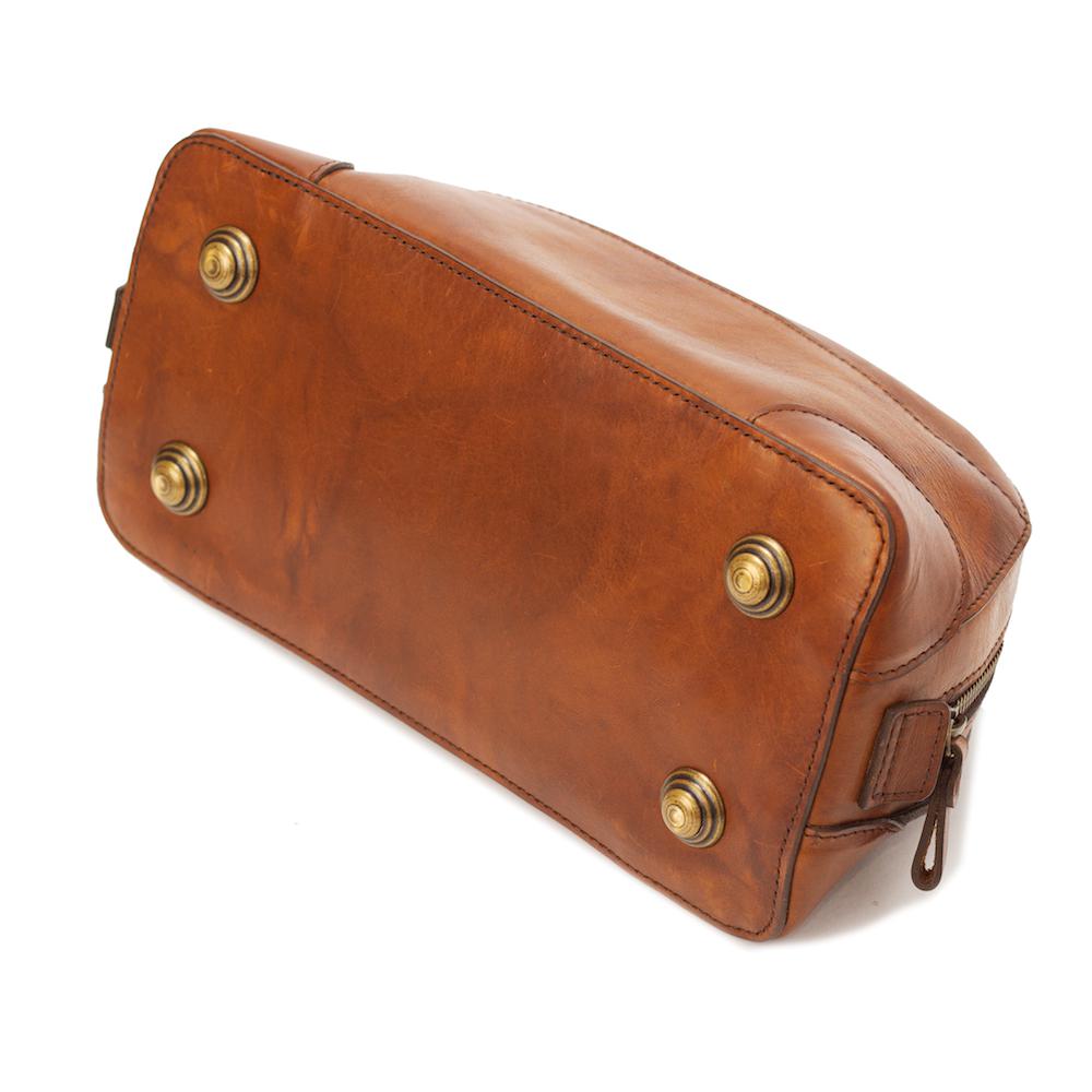 Heritage Leather Stateroom Toiletry Wash Bag watch band - Strapped For Time