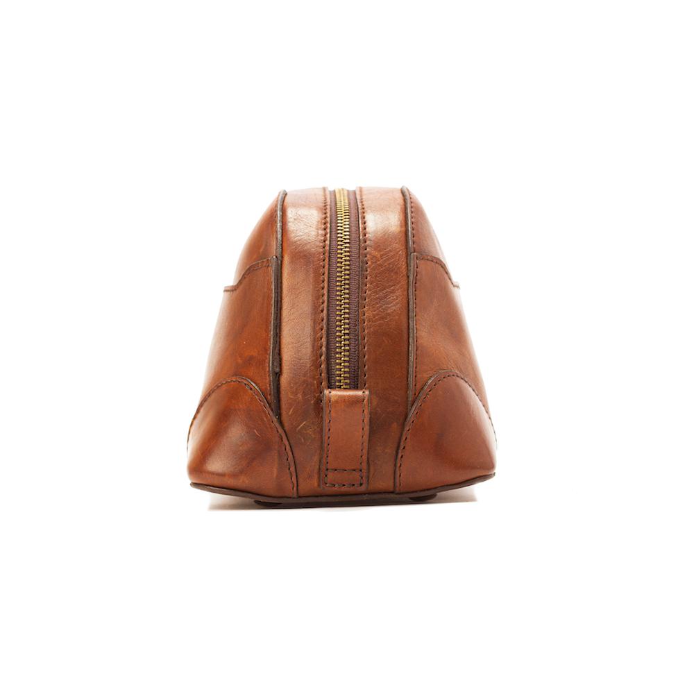 Heritage Leather Stateroom Toiletry Wash Bag watch band - Strapped For Time