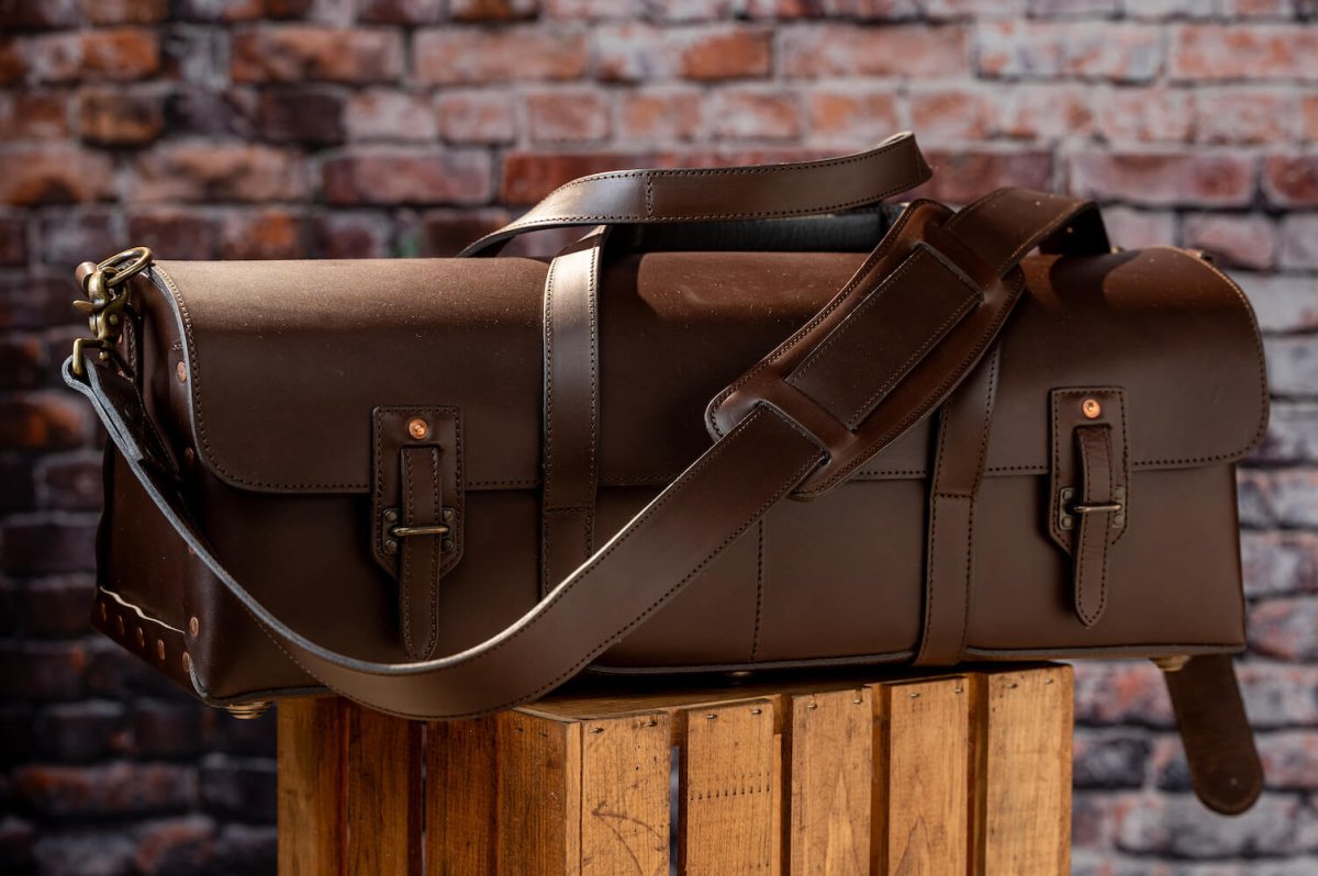 Heritage Leather Tradesman Bag watch band - Strapped For Time