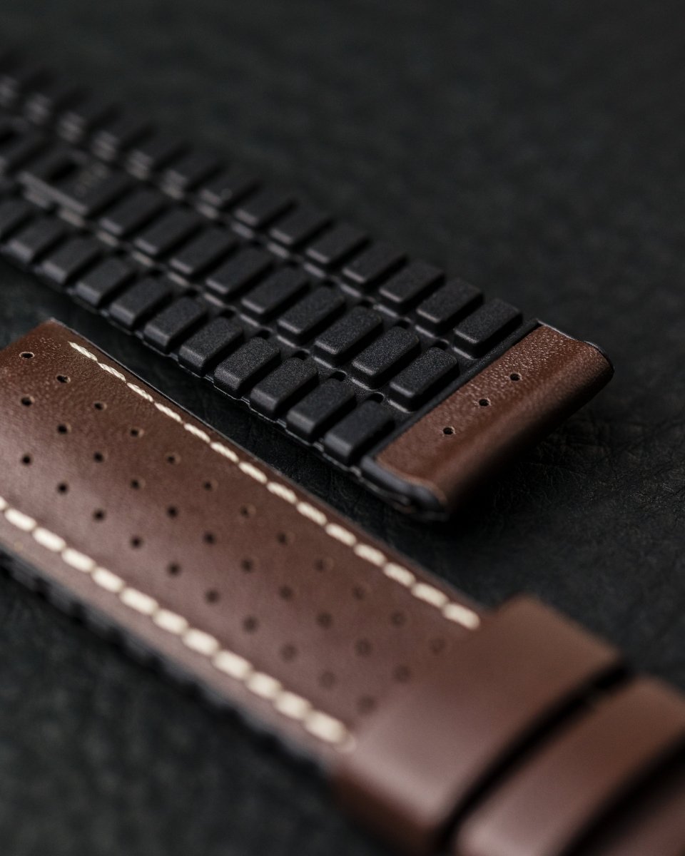Tiger | Performance Leather watch band - Strapped For Time