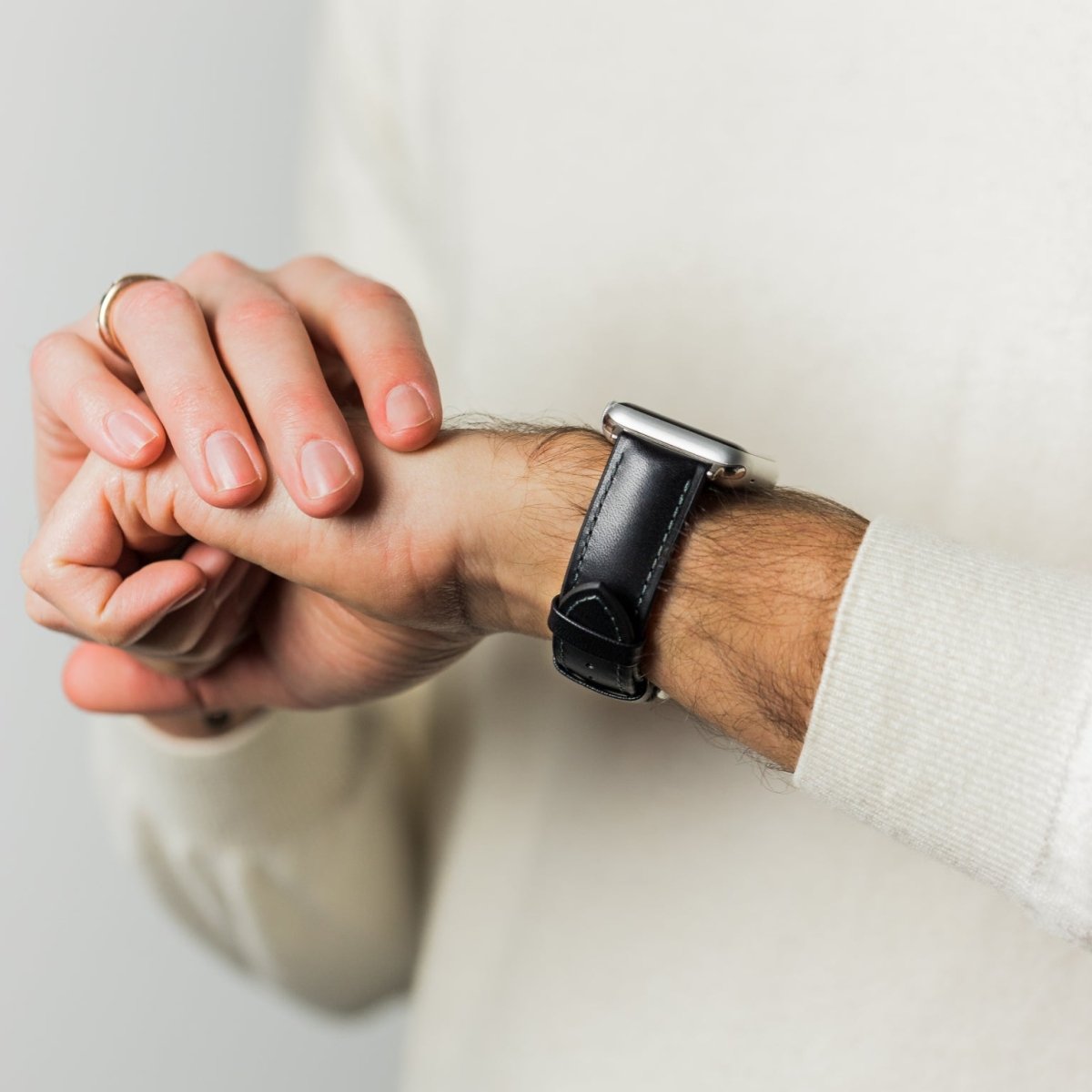 James | Performance Leather watch band - Strapped For Time